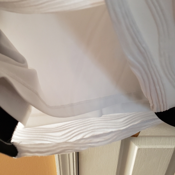 Calvin Klein Black and White Textured Midi Dress - Picture 7 of 9